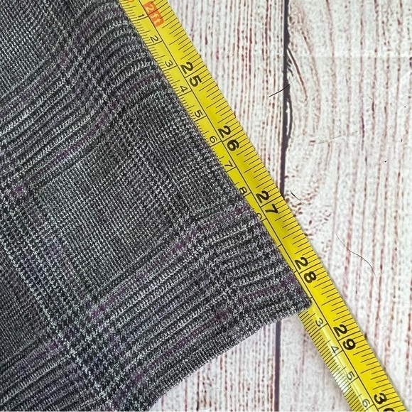 White House Black Market Checkered Pants 10 Long - Picture 8 of 9